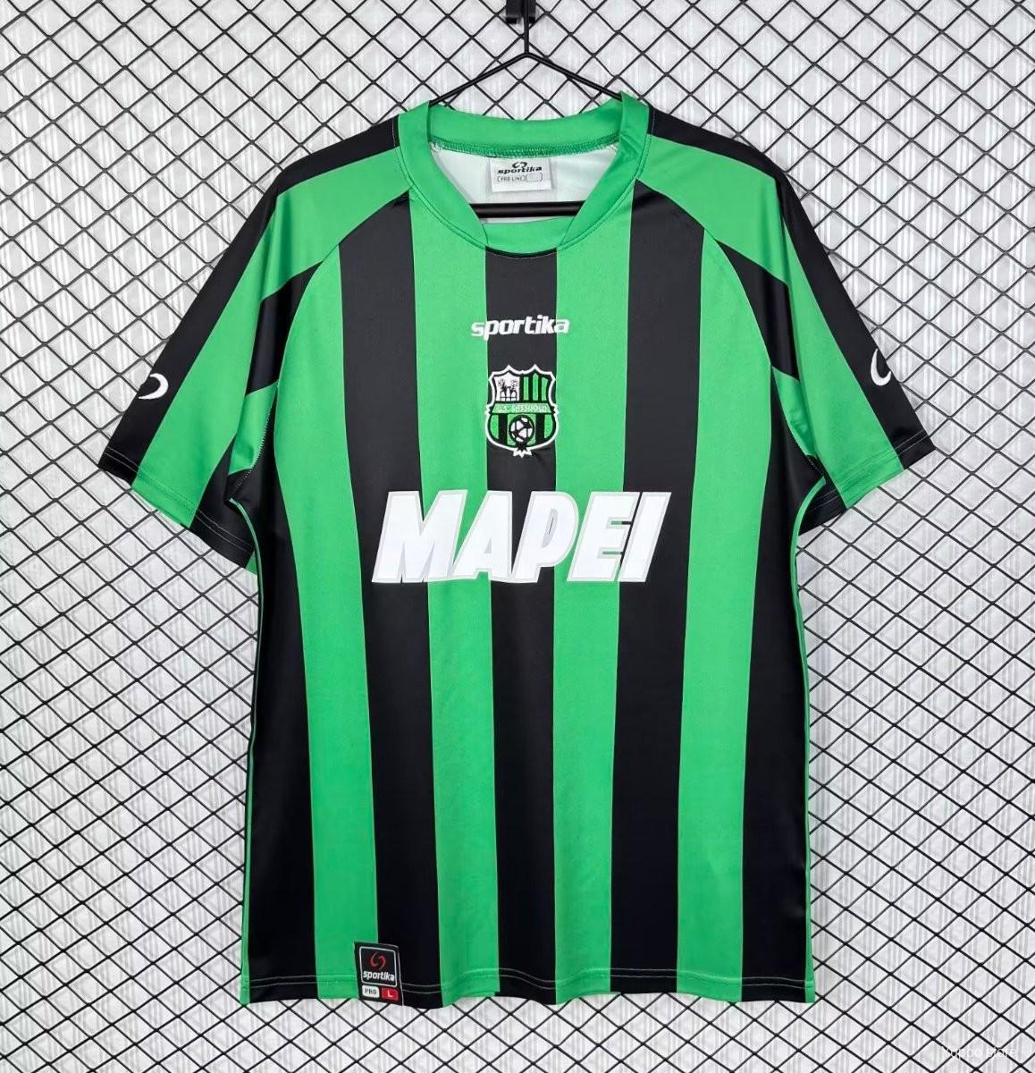 Camiseta de fútbol Sassuolo 2012/13 LOCAL MANGA CORTA VERSION FAN